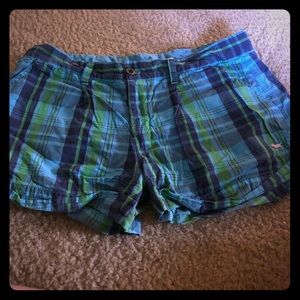 Victoria’s Secret Pink blue plaid shorts